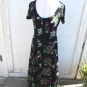 Betsey Johnson full length corset dress size M